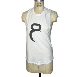 Zyia white muscle shirt